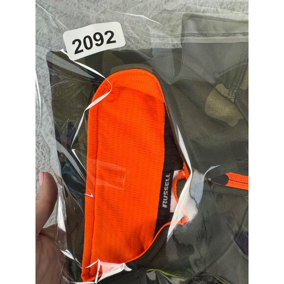 Russell Athletic Camo Quarter Zip Performance Pullover Mens L Outdoor Activewear - Picture 9 of 9